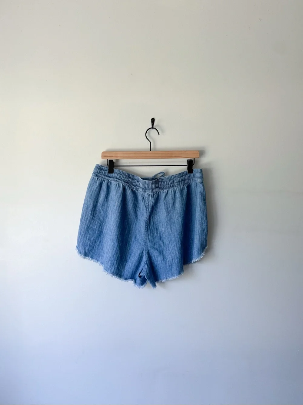 GAP Light Blue Drawstring Denim Shorts